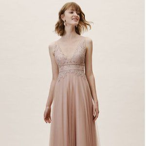Bridesmaid dress, BHLDN dress, gown, wedding